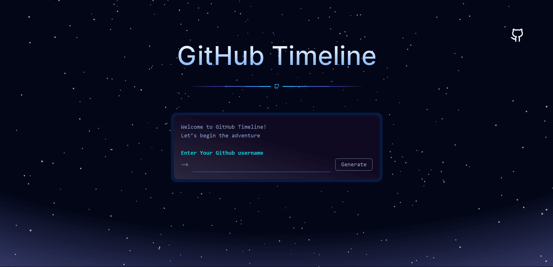 GitHub Timeline project image